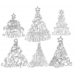 Stickserie - Wunschbäume